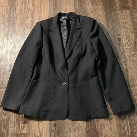 Levi Strauss & Co Black Levi's Black 2-Button Blazer Jacket Men's Small 36R - Picture 1 of 6
